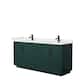 Option Green, Black Trim, White Quartz Top