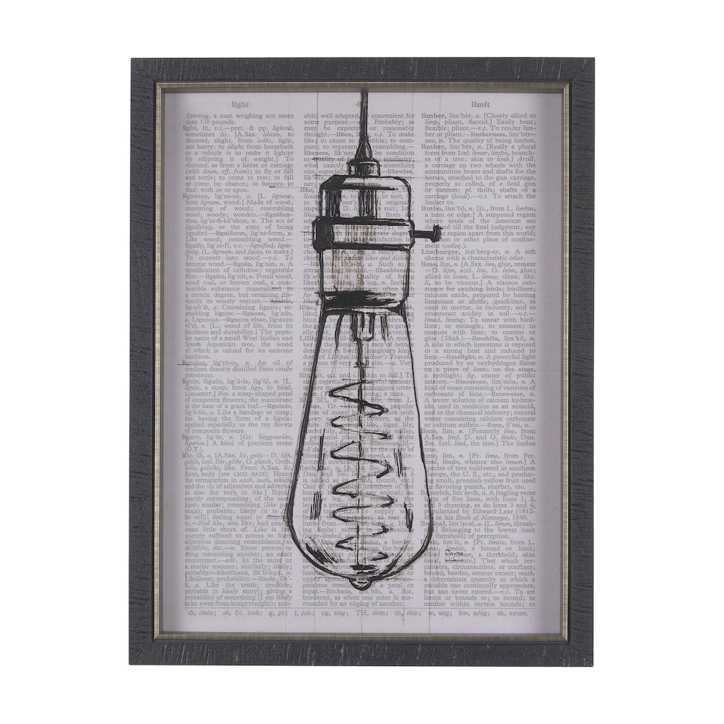 Vintage Page I Framed Art Print