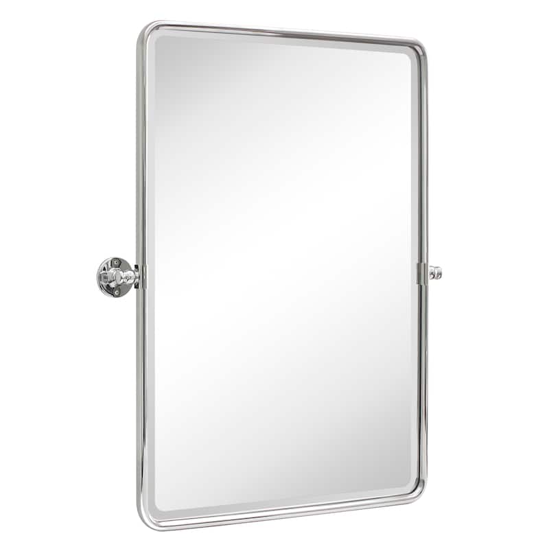 TEHOME Woodvale Rectangle Vertical Metal Wall Mirrors