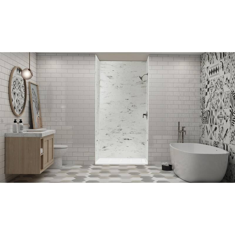 Transolid TRS_FL4836L FL-Series 48" x 36" Rectangular Shower Base with