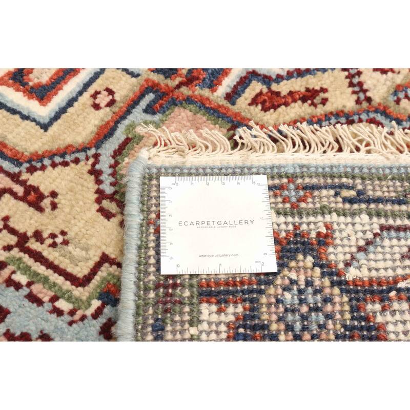 ECARPETGALLERY Hand-knotted Serapi Heritage Light Blue Wool Rug - 4'0 x 5'11