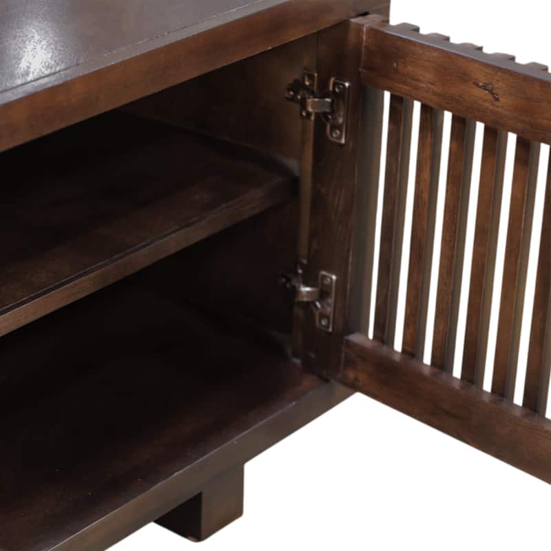 Origins by Alpine Nara 80" TV Console - Walnut