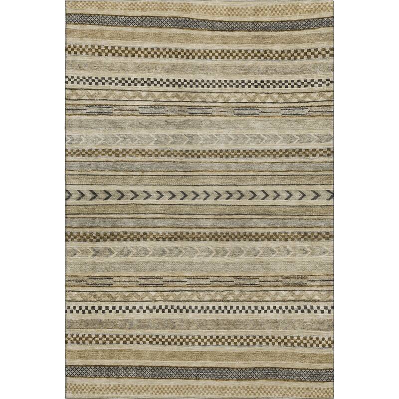 Premium Washable Super Soft Boho Stripes Mayfield Rug