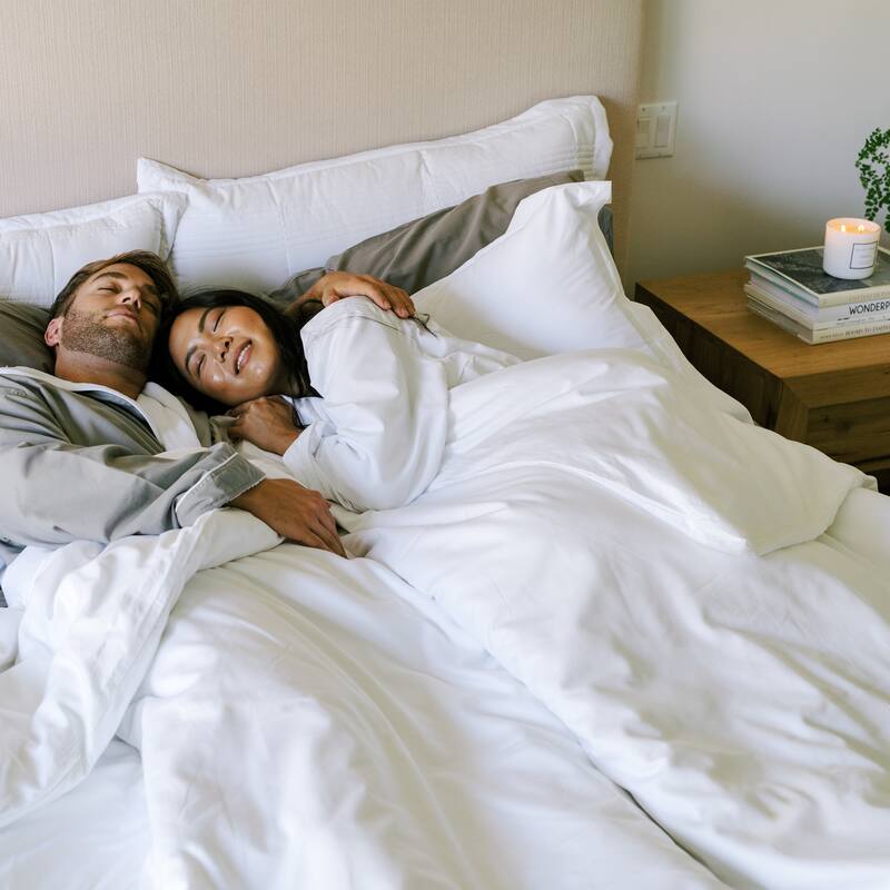 Jennifer Adams 400TC Long-Staple Cotton Sateen 3pc. Duvet Cover and Sham Set