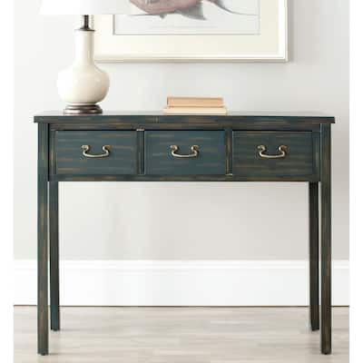 SAFAVIEH Cindy Teal Console Table