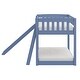 preview thumbnail 20 of 18, Kids Bunk Bed Twin Over Twin with Slide and Stairs, Heavy Duty Solid Wood Twin Bunk Beds