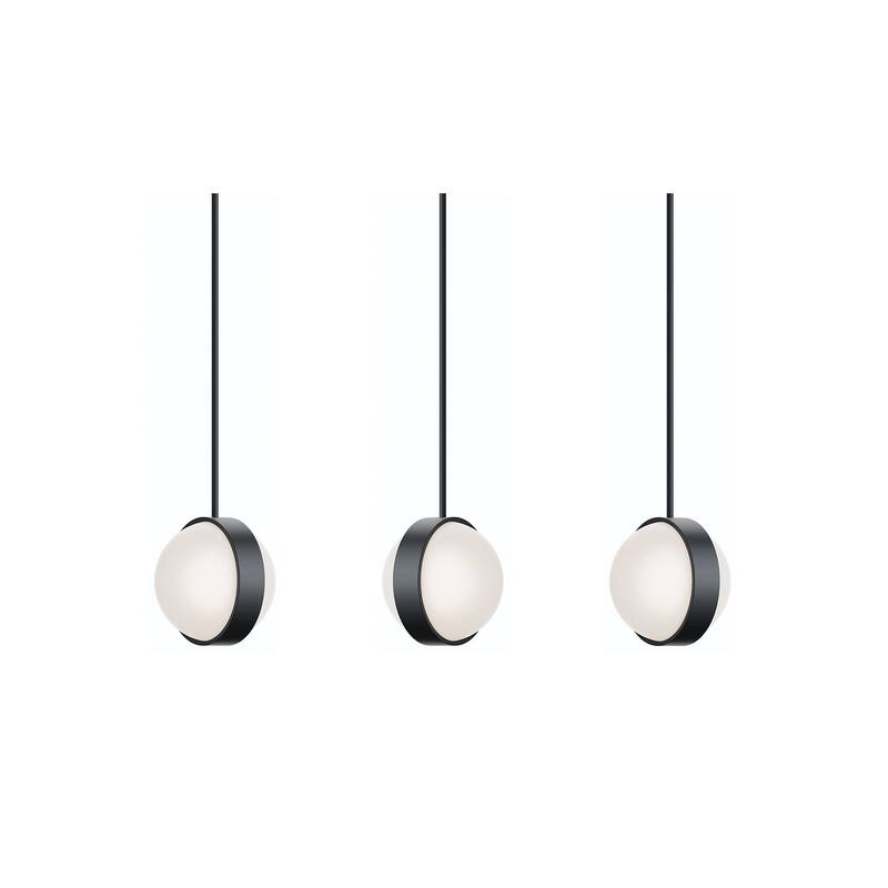 AFX VRNP09LAJUDLNR3 Verona 9" Wide LED Multi Light Pendant - Black