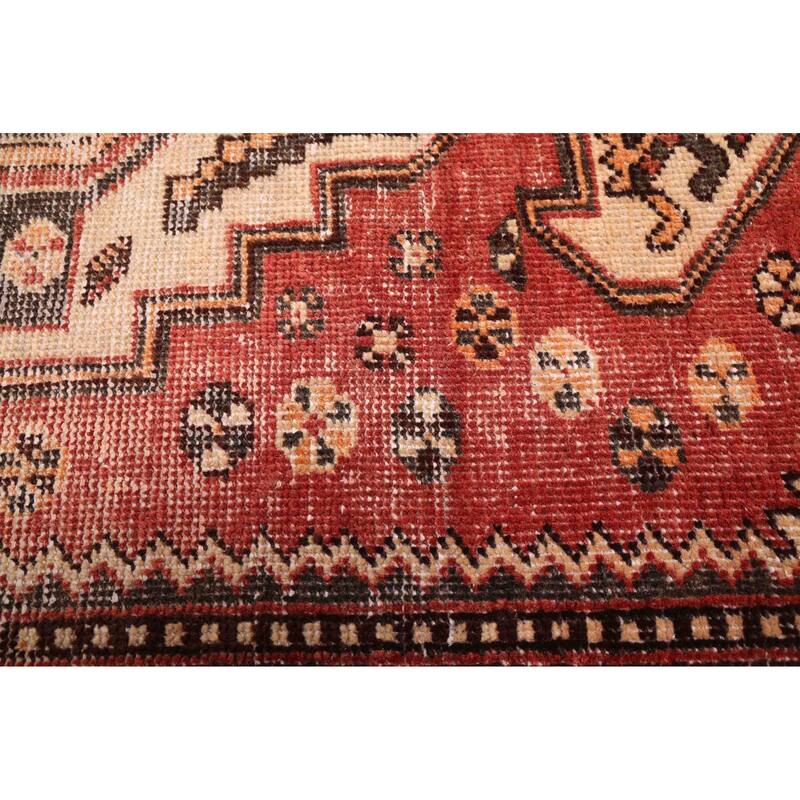 ECARPETGALLERY Hand-knotted Antalya Vintage Red Wool Rug - 3'9 x 6'0