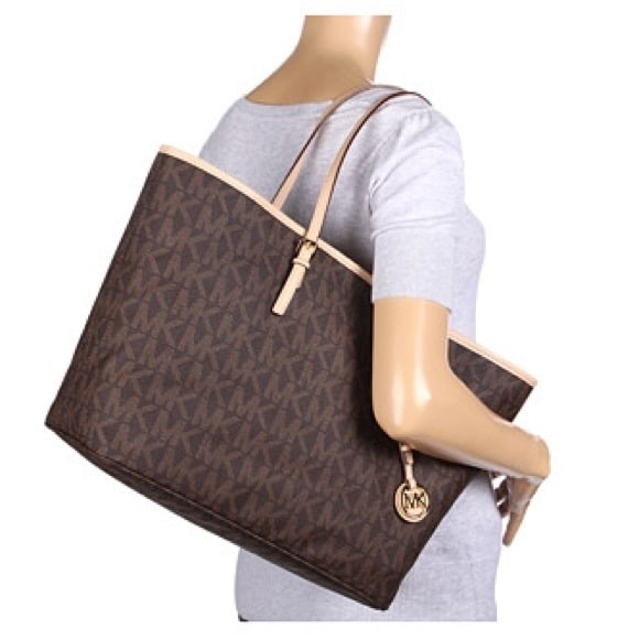 jet set logo tote michael kors