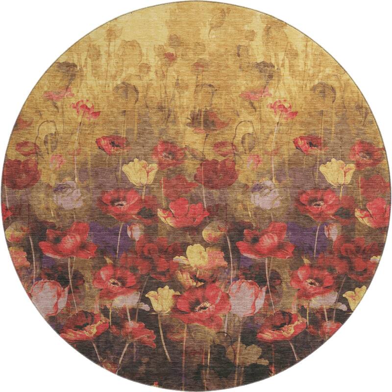 Premium Washable Super Soft Modern Floral Mayfield Rug