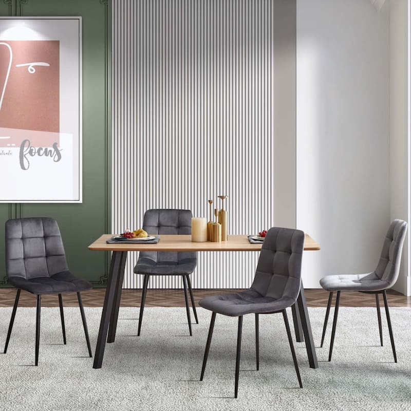 Velvet Dining Chairs,Modern Kitchen Dining Room Chairs Set of 4