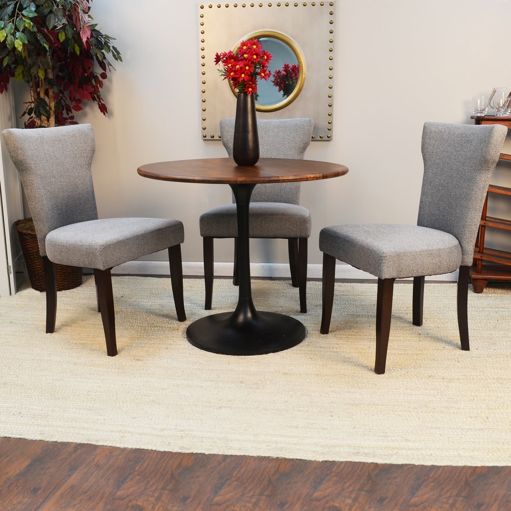 Carolina Living Alden Wood Top 36" Round Dining Table