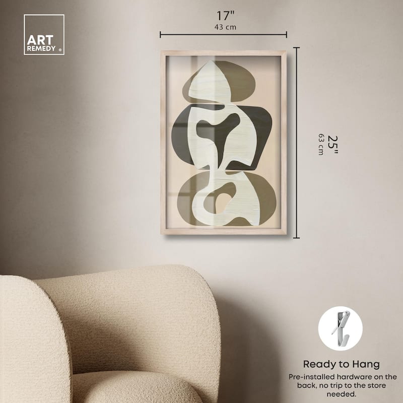 Shapes of Sage II Shadowbox by Art Remedy