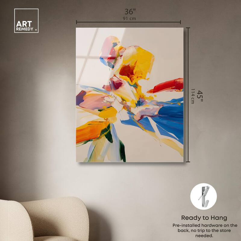 Flippant Bloom I Acrylic by Art Remedy, Ready to Hang