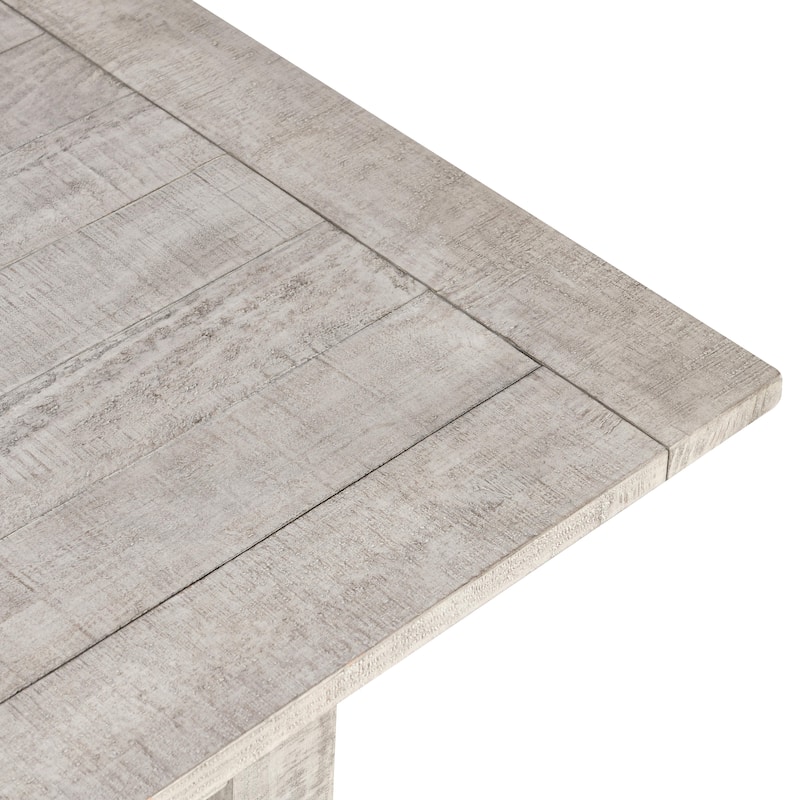 The Gray Barn Fairview Driftwood Reclaimed Pine 94-inch Extension Dining Table