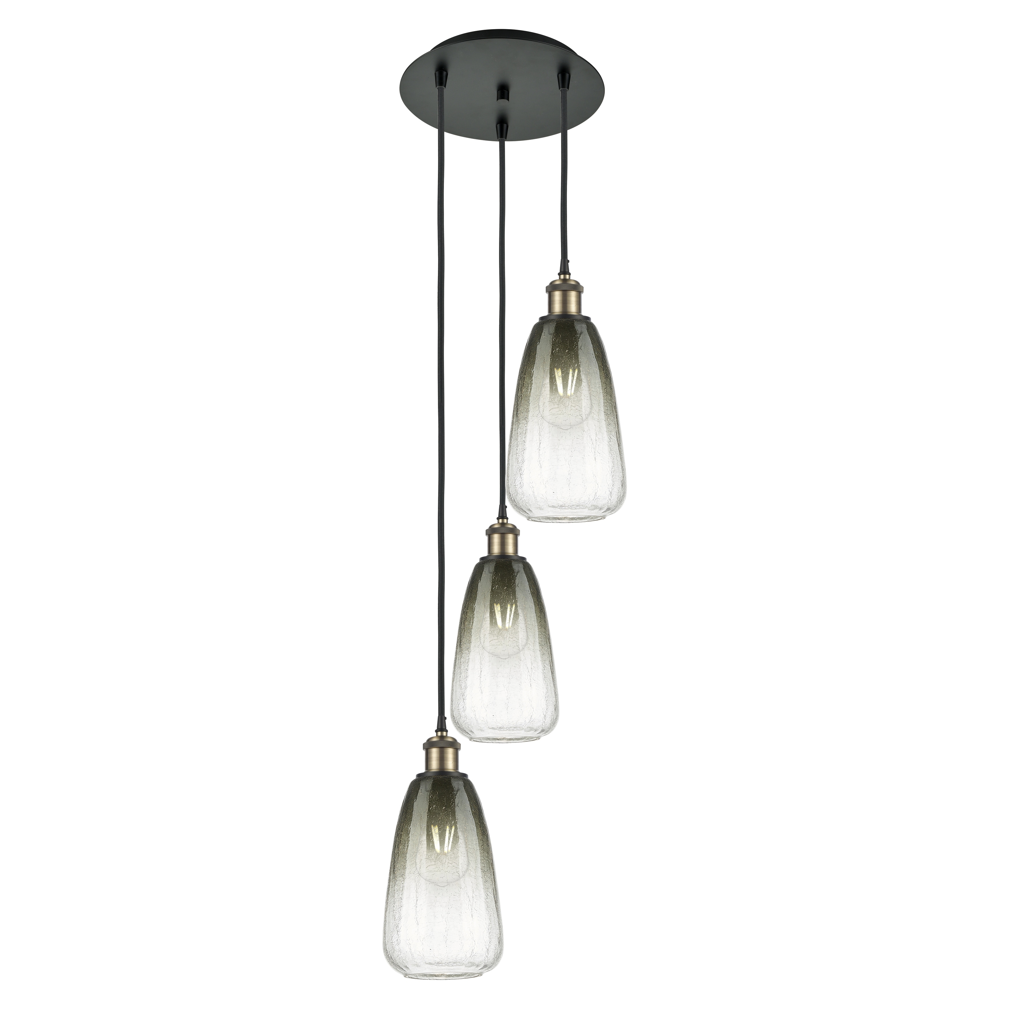 Innovations Lighting Endless Possibilities Ballston - Brookhaven Almond - 3 Light 13" Cord Hung Multi Pendant