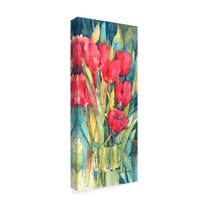 Annelein Beukenkamp 'Red Hot Tulips' Canvas Art
