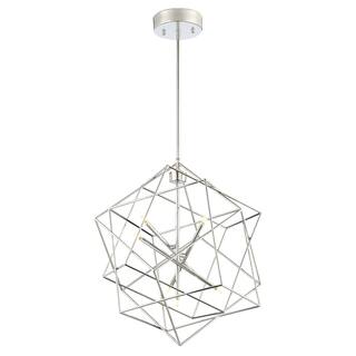 Stacia Modern Geometric Chrome Pendant Ceiling Light Fixture