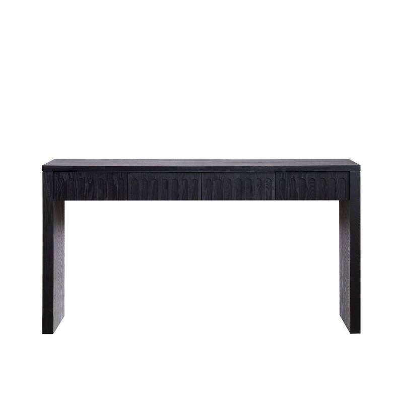 Modern Console Table with Drawers for Entryway Hallway Living Room Stylish Storage Solution