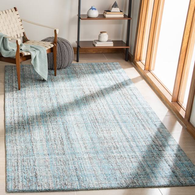 SAFAVIEH Handmade Abstract Nettie Modern Viscose Rug - 5' x 8' - Blue/Multi