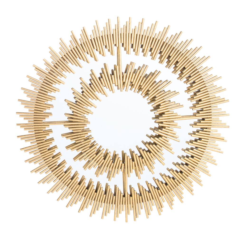 SAFAVIEH Nataly 28-inch Gold Round Mirror - 28" W x 1.5" L x 28" H - 28Wx2Dx28H