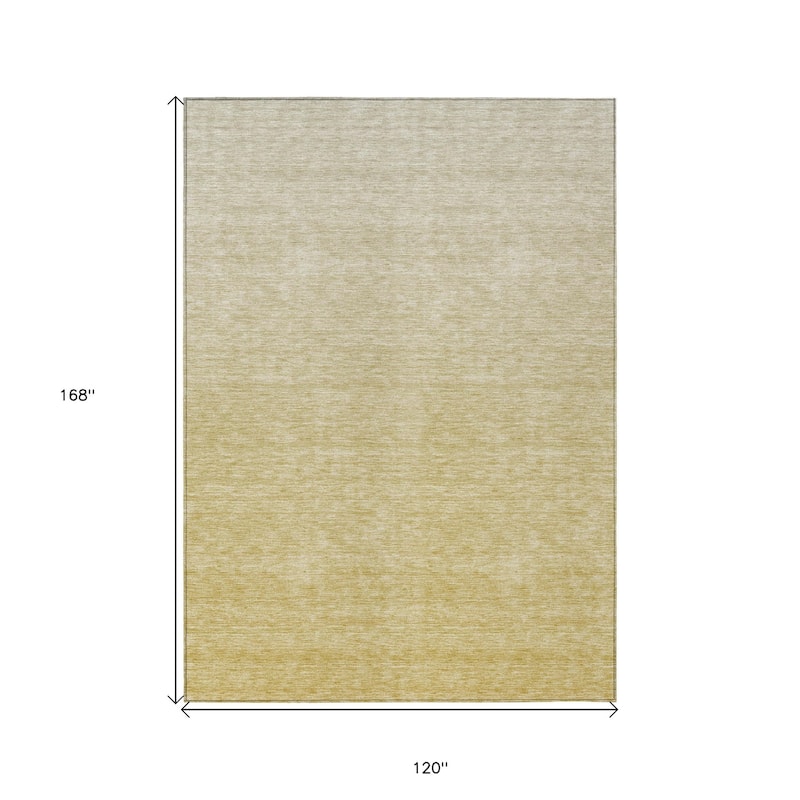 HomeRoots Ombre Transitional Rectangle Outdoor Rug
