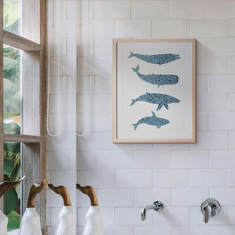 American Art Decor The Hatchlings Mosaic Wall Decor - 17.12" x 21.12"