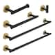 Option Matte black and brushed nickel gold