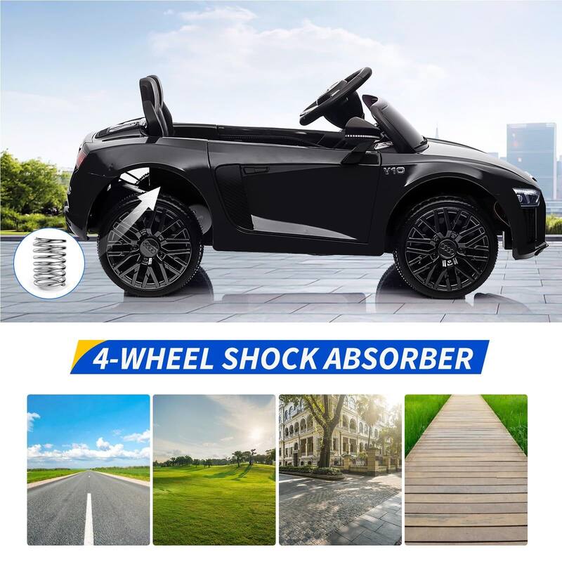 Ride Car for Kids, 12V Power Battery Electric Vehicles for 3-7 Toddlers