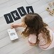 preview thumbnail 5 of 3, Wee Gallery Jungle Alphabet Cards - Black - N/A