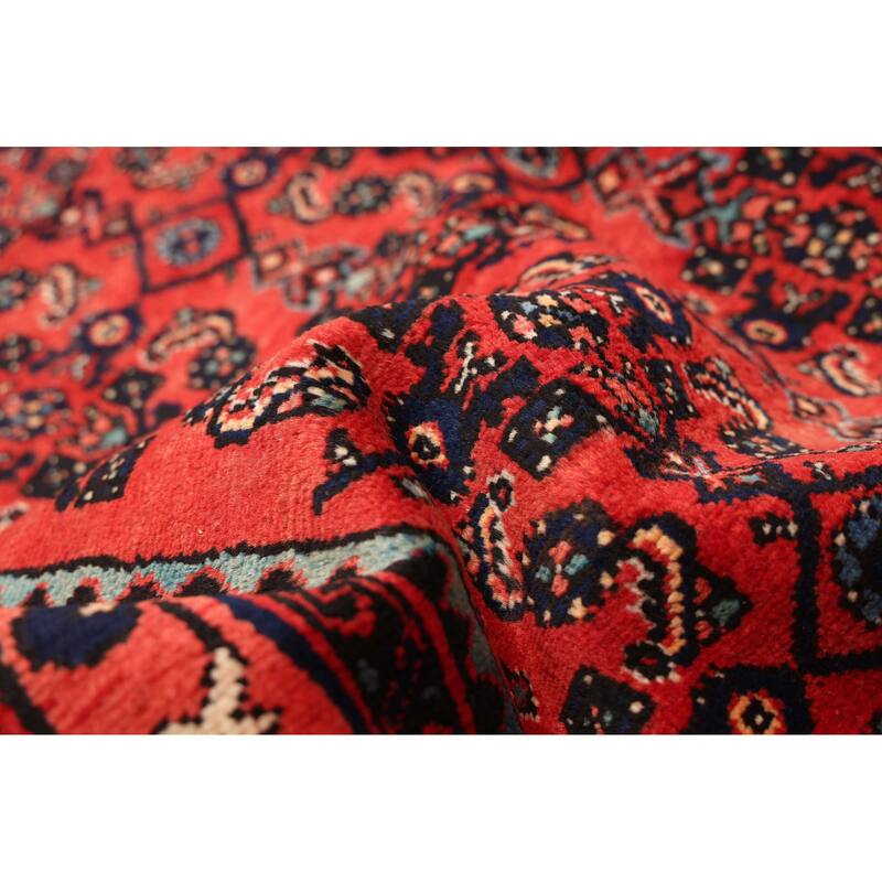 ECARPETGALLERY Hand-knotted Andelz Red Wool Rug - 5'1 x 9'4