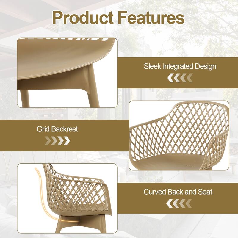 Aoodor Modern Dining Chairs Set of 2