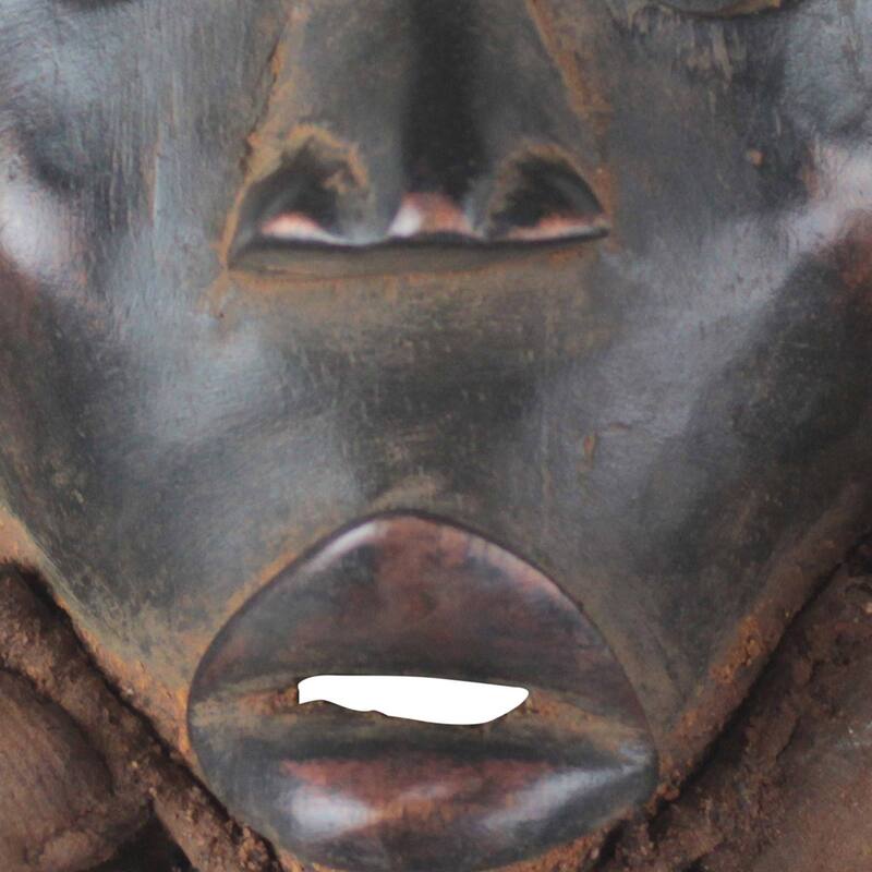 Nigerian Wood and Jute Mask, 'Heart Fortunes' (Ghana) - Overstock ...