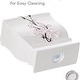 preview thumbnail 4 of 4, Creative Scents Vanda White Bathroom Accessories Set of 4