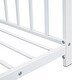 preview thumbnail 4 of 28, Twin Size Metal House Bed with Roof, Easy Assembly