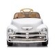 preview thumbnail 12 of 58, Vintage Chevrolet 3100 12V Ride-On Truck for Kids with Parental Remote, USB, and Music 鈥 White