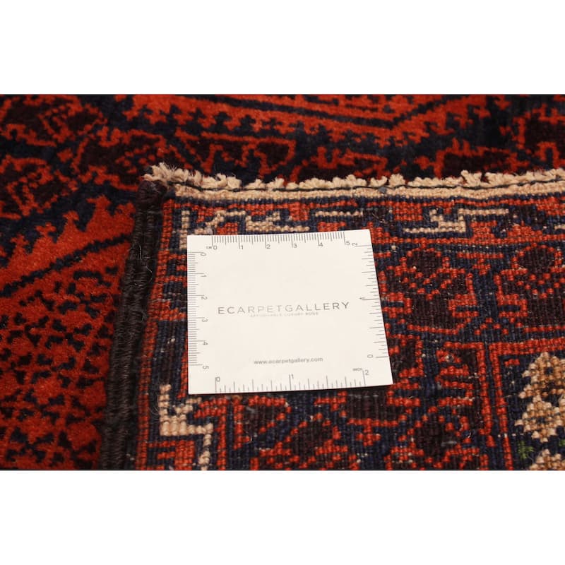 Teimani Burgundy Rug 3'0" x 4'11" - 3'0 x 4'11