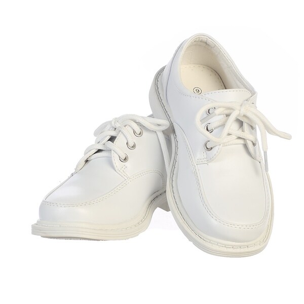 little boys white dress shoes