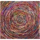 preview thumbnail 15 of 13, SAFAVIEH Handmade Nantucket Ilvi Contemporary Cotton Rug 6' Square - Multi - Square
