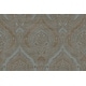 preview thumbnail 1 of 4, Seabrook Designs Irina Paisley Damask Unpasted Wallpaper 27 in. W x 27 ft. L - Metallic Taupe & Blue Smoke