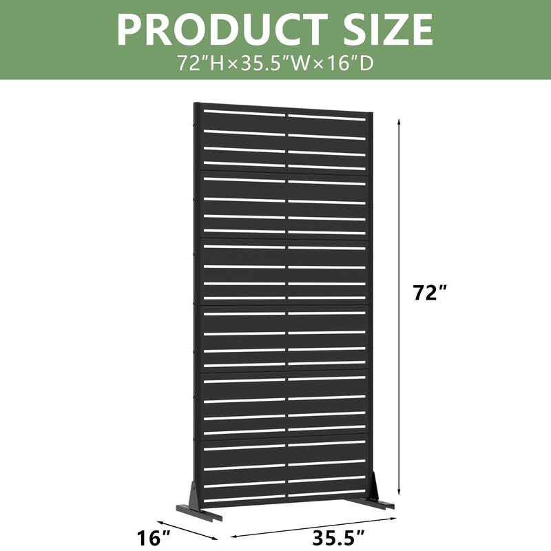 Outdoor Privacy Screen Metal Privacy Screen Panel Free Standing