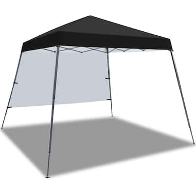 Yaheetech 10x10ft One-person Set Up Pop-up Canopy Tent with Side Panel