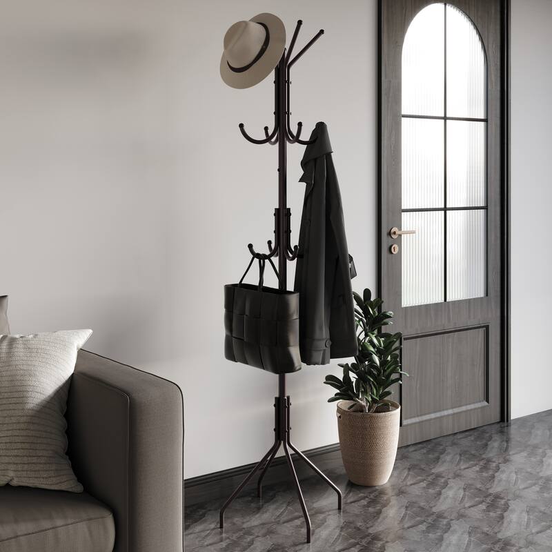 CraftPorch Contemporary Freestanding Metal Coat Rack - N/A