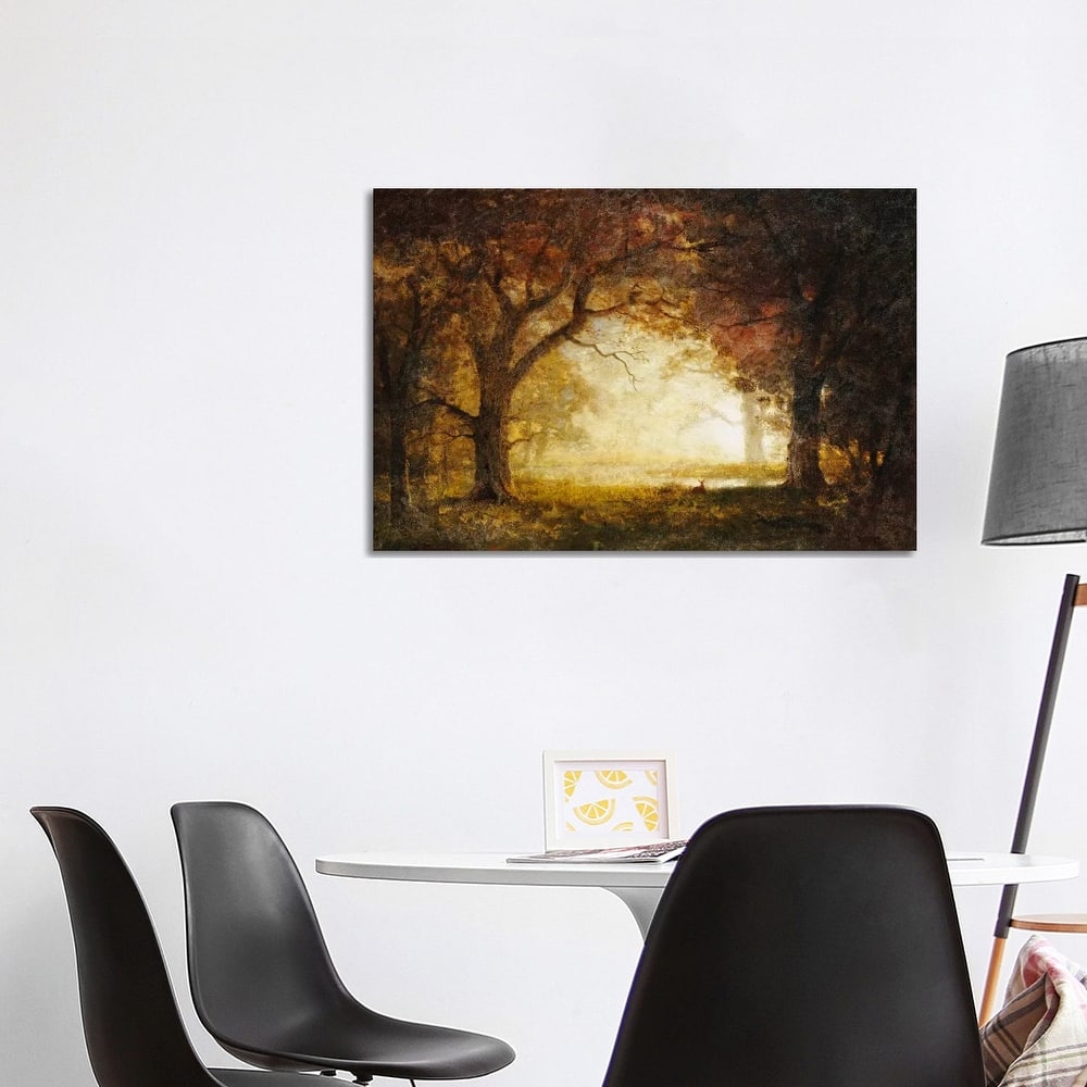 iCanvas "Forest Sunrise " by Albert Bierstadt Canvas Print