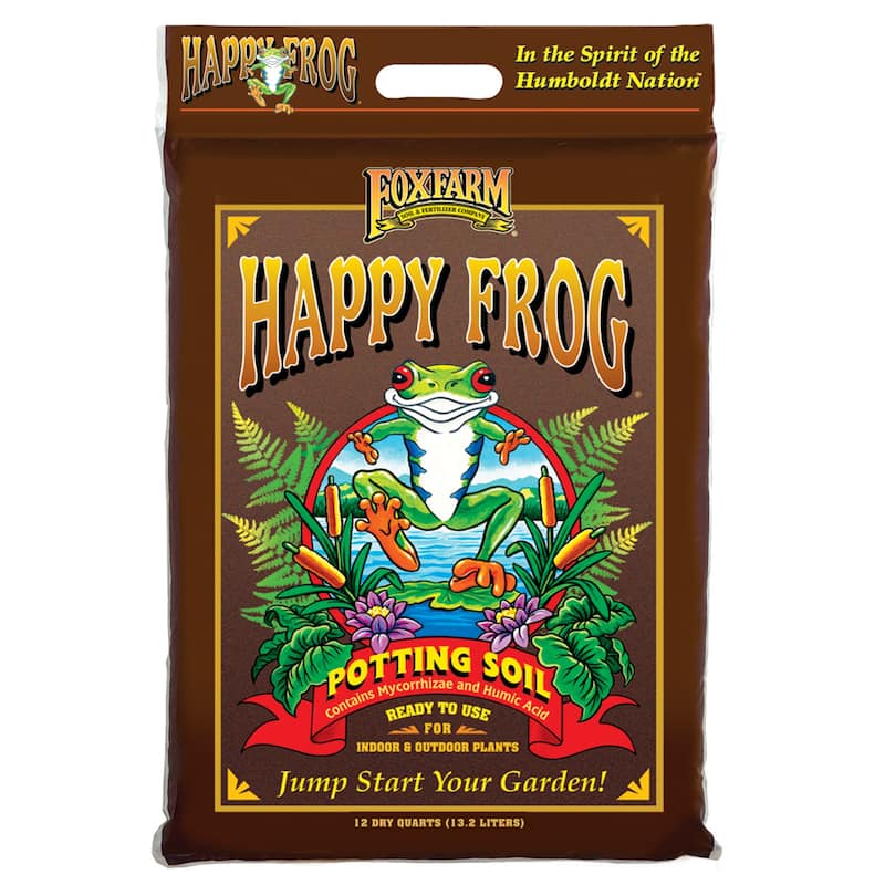Hydrofarm 10 Gal Gardener w/4' Trellis Tower & FoxFarm Happy Frog Soil, 12 Qt - 6.5