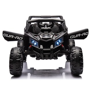 Kids 12V UTV Ride-On Vehicle with High-Low Speed Switch, Music, and LED Lights