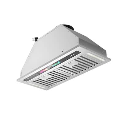 36 in. 900 CFM Convertible Insert Range Hood with Voice Control