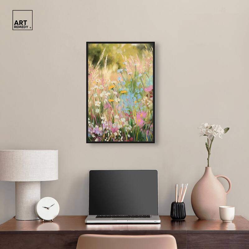 Floral Impressionism I Canvas by Art Remedy