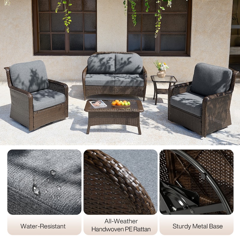 Patio Conversation Sets With Cushions