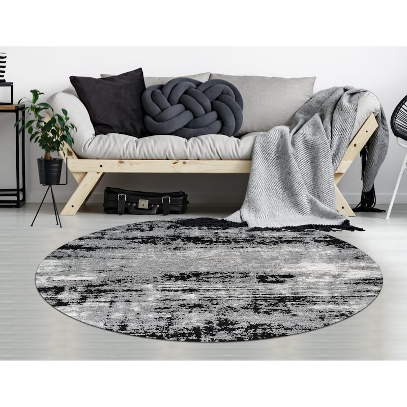 Noori Rug Lux Madison Abstract 2-Inch Shag Area Rug